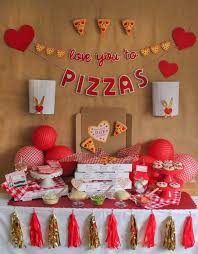 Valentine S Day Party Ideas Photo 1 Of 40 Valentines Birthday Party Valentines Party Pizza Party Birthday