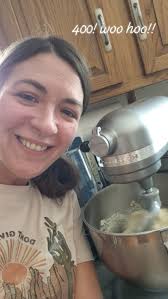 this group is full of awesome support! I'm over here making our pizza dough  for tonight and saw 400 followers! Love you all!!