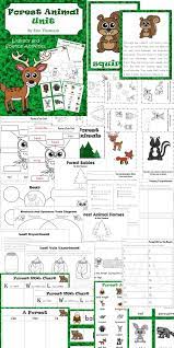 Forest Animal Literacy And Science Unit For Kindergarten And First Grade Includes Woodland Animal Facts Forest Animals Forest Preschool Forest Animals Theme