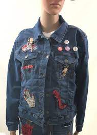 Betty Boop Jacket Betty Boop Patch Denim Jacket 90s Patch Etsy Patches Jacket Jackets Battle Jacket