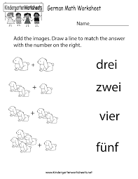Writing numbers worksheets are designed to reinforce number recognition and counting for children in kindergarten. Kindergarten German Math Worksheet Printable Kindergarten Language Worksheets Kindergarten Worksheets Sight Words Writing Worksheets Kindergarten