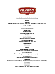 Fajita chicken tacos without the tortilla. Alamo Drafthouse New Mission Food Menu
