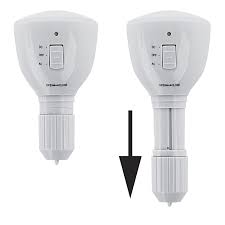 Use this remote control battery operated led light in your dark areas such as walk ways, cabinates, dresser, under the sink, tool box and other dark hard to. Led Emergency Light Bulb For Power Outages With Remote And Internal Rechargeable Battery 150 Lumens Super Bright Leds