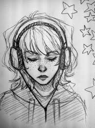 New Year S Eve Feeling Sketches Headphones Art Art Drawings