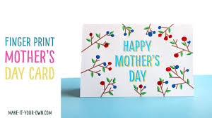Have a happy mother's day to you and all the moms in your life. Mother S Day Card Finger Print Flowers