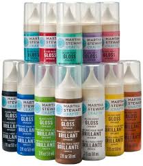 martha stewart crafts opaque gloss glass paints kit