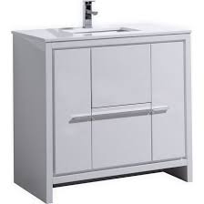 kube bath kub ad636gw dolce high gloss