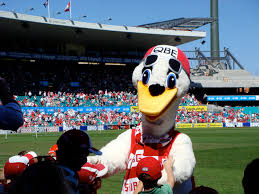 He's known for his incredible kicking. File Sydney Mascot Syd V Pa 2008 2441056822 Jpg Wikimedia Commons