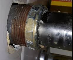 When a clog or stoppage in the main drain line occurs, this will be where you access the line to auger. Sink Drain Can T Remove Connection From Stub Out Terry Love Plumbing Advice Remodel Diy Professional Forum