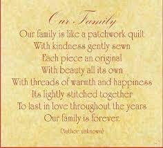 Patchwork Quilt Poem About Family Quotes Family Poems Family Quotes Poem About Family