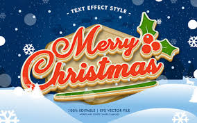 Download Happy Merry Christmas Text Effects Style Graphic By Neyansterdam17 Creative Fabrica SVG Cut Files