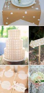 Trend We Love Pattern Themed Weddings Polka Dot Wedding Wedding Theme Colors Wedding Themes