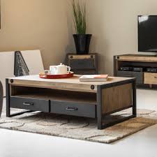 Placez par exemple votre table basse industrielle au milieu d'une déco contemporaine, scandinave le plus avec une table basse industrielle, c'est qu'elle traverse les années sans prendre une ride ! Table Basse Industrielle Bois Metal Boulons Brooklyn Tables Basses Pier Import