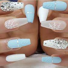 55 Stylish Nail Designs For New Year 2020 New Year S Equals Every Single Excuse To Go All Out Extreme Amou Festival Nails Xmas Nails Christmas Nails 2019