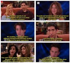 Promo shot of jennifer aniston, david schwimmer, courteney cox, matt leblanc, matthew. Friends Tv Show On Twitter The Cast Talking About Friends In 1994