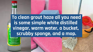 Fresh lemon juice and just use a soft brush, rinse and shine. How To Clean Grout Haze All Kleen Carpet Cleaning