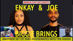 May 31, 2021 · the bbnaija lockdown reunion show will premiere thursday, 17 june and will air mondays through to fridays on africa magic urban at 10 p.m wat and africa magic family at 10:30 p.m wat, available to. Bbnaija 2019 2nd Twist Enkay Joe New Fake Housemates Joe Came For Khafi Housemates Shocked Youtube