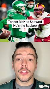 TANNER MCKEE PLAYED FINE! Proudly Sponsored By: @cafe_merlino @steakemup  @wagnerluxurylimoservice #philadelphiaeagles #washingtoncommanders  #flyeaglesfly🦅