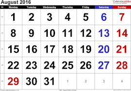 Public holiday news 02 april 2021: 2016 August Calendar Uk August 2016 Calendar Image 4567288 On Favim Com