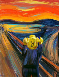 Lego A Scream You Got Art Scream Art Funny Art Art Parody