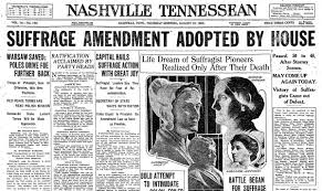 Newspapers.com - The Tennessee legislature ratified the 19th Amendment on  August 18, 1920. Tennessee was the deciding 36th state to ratify the  amendment, which could then become part of the U.S. Constitution