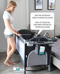 How to fold portable travel bed? Yoyko Exclusive Comfort 8 In 1 Park Yatak Oyun Parki Bordo Fiyati
