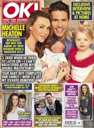 Michelle heaton with her husband hugh hanley, mother christine and children faith michelle hanley and aaron jay hanley: Michelle Heaton And Hugh Hanley Introduce Newborn Baby Son Aaron Jay Daily Mail Online