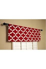 modern red kitchen curtains