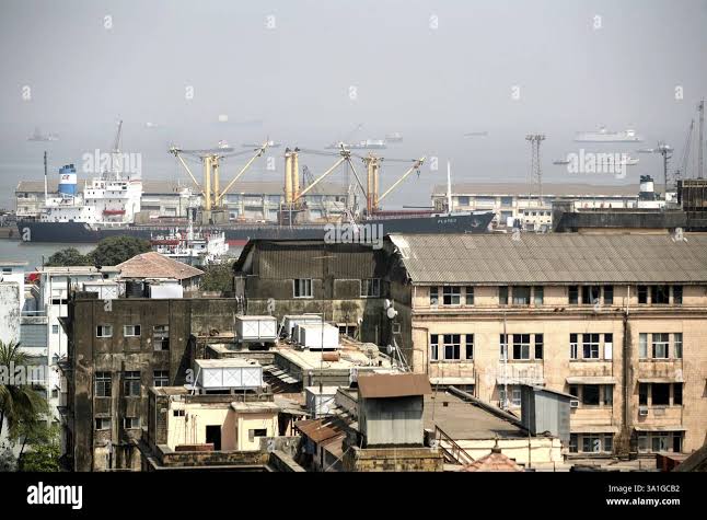 View of Bombay port trust, Bombay now Mumbai, Maharashtra, India, Asia Stock Photo - Alamy