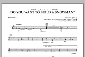 Johnnie Vinson Do You Want To Build A Snowman From Frozen Baritone T C Sheet Music Download Pdf Score 328894