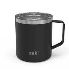 zak designs 13oz double wall stainless steel explorer mug stainless steel coffee tumbler mugs double walled