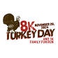 Turkey Day 8K and 3K Family Fun Run