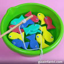 Juego Pesca El Pez Manualidades Para Ninos
