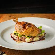Roast Duck With Parsnip Puree And Port Reduction Sauce Glebe Kitchen Recipe Port Reduction Sauce Roast Duck Parsnip Puree