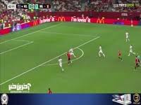 فرصت‌سوزی بازیکنان بلژیک مقابل دروازه نیوزیلند
