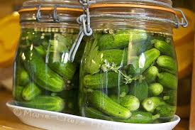 Cornichons Lacto Fermentes Pour 1 Bocal De 1 Litre 700 G De Cornichons 15 G De Gros Sel De Mer Sans Additifs Cornichons Ni Cru Ni Cuit Faire Des Cornichons