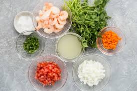 The fish, or shrimp, is doused in lime juice and left to cook in the acid, a process called denaturation. Shrimp Ceviche Recipe Culinary Hill
