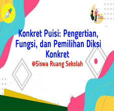 Kalimat majemuk adalah gabungan kalimat atau susunan kalimat yang terpola, kalimat majemuk 4. Konkret Puisi Pengertian Fungsi Dan Pemilihan Diksi Konkret