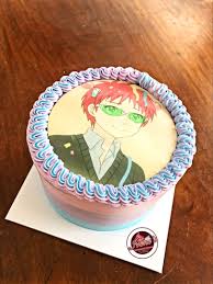 Saiki k cake | Anime cake, Pretty birthday cakes, Cute desserts