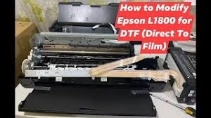 Rip software to enable full colour prints with a white underbase printed in. How To Modify Epson L1800 For Dtf Direct To Film Film To Garment Printing Youtube