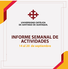 Los tweets publicados en esta cuenta son de carácter institucional. Revisa Universidad Catolica De Santiago De Guayaquil Facebook