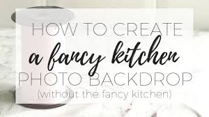 This came about when it was suggested that my previous ceiling mounted backdrop rig was an eyesore and an impediment to office productivity. How To Create A Fancy Kitchen Photography Backdrop Claire K Creations