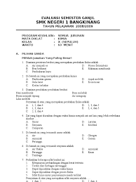 Materi soal pts 1 kimia kelas 10 sma/ma ini diambilkan dari setengah materi kimia semester 1 kurikulum 2013 (k13). Contoh Soal Kimia Kelas 11 Semester 1 Kurikulum 2013 Contoh Soal Terbaru