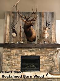 Maybe you would like to learn more about one of these? Geoff Maki Is A Finalist In Our May Photo Of The Month Contest His Game Trophy Room Features A Stat Rustic Living Room Design Hunting Decor Rustic Living Room