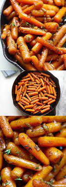 Brown Butter Garlic Honey Roasted Carrots The Best Roasted Carrots Ever With Lots Of Garlic Brown Butter Healthy Recipes Veggie Dishes Honey Roasted Carrots