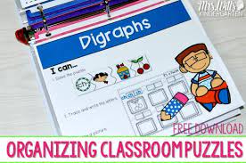 Whether it's beginning sounds in september or cvce words literacy centers, intervention time, or small group instruction provide great opportunities to break out these games in your classroom. Literacy Centers Organizing Classroom Puzzles