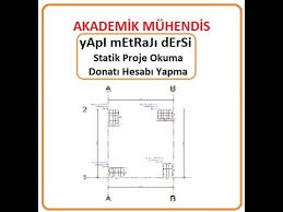 Statik proje çizerken mimari projenin tamamı ele alınmaktadır. Statik Proje Okuma Ve Donati Metraji Hesabi Idecad Statik Dizayn Youtube