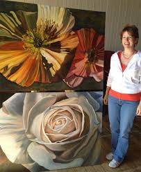 Jacquelinecoates Com Workshops Flower Art Images Rose Painting Flower Painting