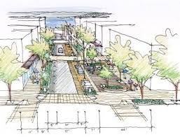 Pedestrian Street On Pier Street Public Space Street Furniture Urban Furniture Design