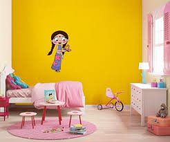 Mainly if your child chose the wallpapers himself, he has already included the walls in the playground. Kids World Wall Stencils For Your Kids Asian Paints